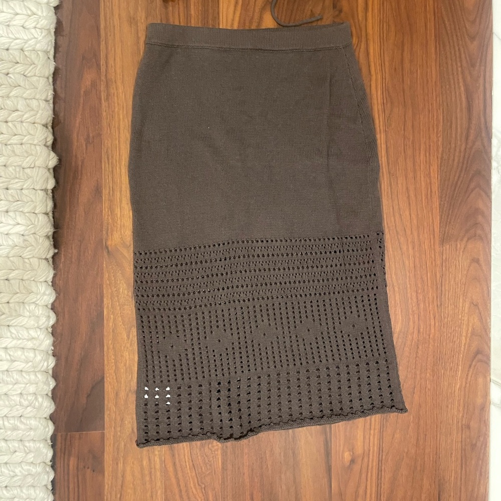 Reformation Brown Crochet Set - Picture 5 of 9
